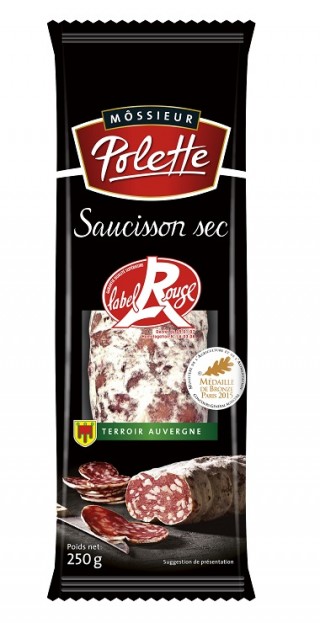 Saucisson sec d'Auvergne Label Rouge