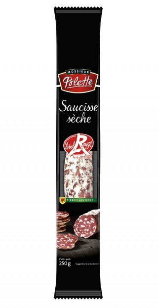 Saucisse sèche droite d'Auvergne Label Rouge