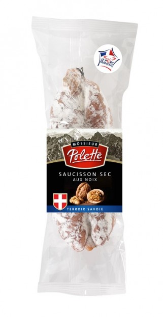 Saucisson sec de Savoie aux noix