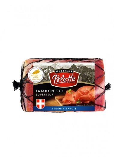 Quart de jambon sec supérieur de Savoie 