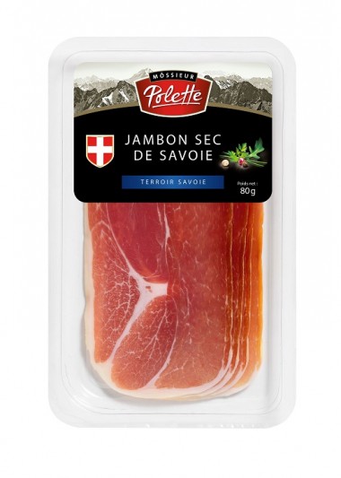 Jambon sec de Savoie tranché