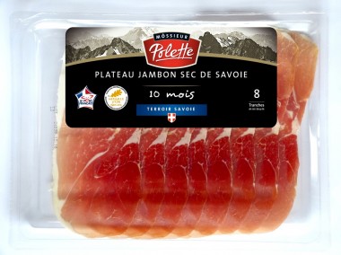 Plateau de jambon sec de Savoie 